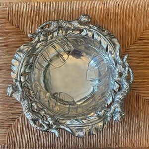 Arthur Court Retired 2000 Leopard Bowl